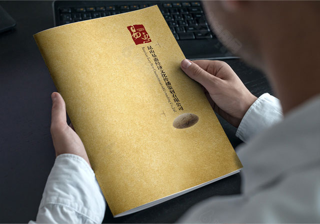 中國風簡約企業畫冊